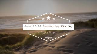 Digging Deeper in the Gospel of John: Possessing His Joy