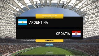 PES 18 Argentina vs Croatia | Group D | FIFA World Cup Russia 2018