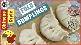 How To Fold Your Dumplings Fast and Easy | Jiaozi 饺子