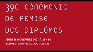 Cérémonie de remise des diplômes de l'IDHEAP