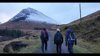 Sgor na h-Ulaidh and Meall Ligiche from Glencoe