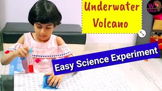 Underwater Volcano | Easy Science Experiment for kids | School project Activity for primary @WTalk