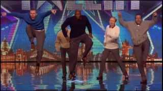 Old Men Grooving bust a move, and maybe their backs!   Britain's Got Talent 2015 1