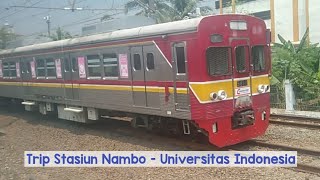 Trip KRL Commuter Line Stasiun Nambo - Universitas Indonesia Ada Kereta Tokyo Metro 5000