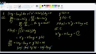 Exact Equations   Part 2