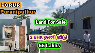 Porur Near Paraniputhur Land for sale | 2 BHK House for sale in Porur