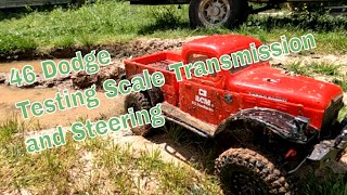 46 Dodge Custom Steering and Scale SSD Transmission Test Run