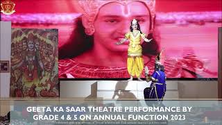 GEETA KA SAAR THEATRE PERFORMANCE BY GRADE 4 & 5 ||  ANNUAL FUNCTION 2023 || RIS