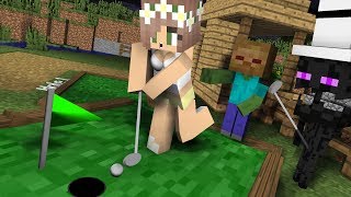 Monster School: Golf Challenge - Minecraft Animation