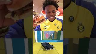 IshowSpeed eat the Messi burger #shorts  #ishowspeed #ishowspeedyt #messi