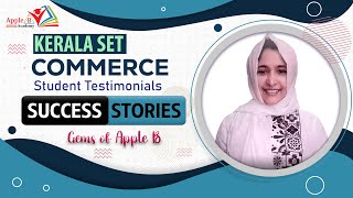 Kerala SET Commerce Online Coaching | Student Testimonial | Meamu | Apple B Academy