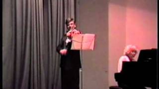 1987-Zoran Dzorlev Bethoven violin sonata no2 piano Marija Dokuzova.mpg