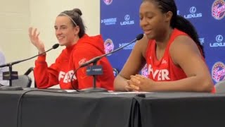 Caitlin Clark After Recording FIRST ROOKIE Triple Double | Interview Highlights