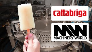 Cattabriga Eskimoline Ice Lolly Popsicle Moulding Machine - 3,000 pcs/hour