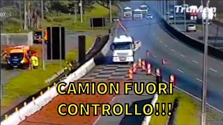 CAMION FUORI CONTROLLO 😱😱😱!!!