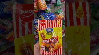 AMOS MINI FAST FOOD 4D GUMMIES @ dollar tree #dollartree #amos #gummies #shopping