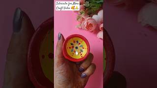 Easy Diya decoration idea 🥰😍#youtube #ytshorts ##craft #diycalligraphy #diy #trending #shorts #yt