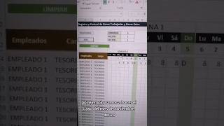control de asistencia en excel 2024 #excel #extensiondebeneficiodedesempleo #finanzas #tutorial