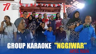 Meriahkan HUT RI 77 ‼️ Grup NGGIWAR Kejene adakan lomba Karaoke