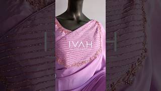 Customized Designer Occasion Saree @IVAHCOUTURE | #ivah #saree #designersaree #kerala #trending