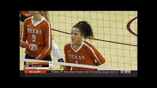 Texas vs Texas A&M Volleyball 2017