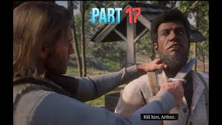 Red Dead Redemption 2 Walkthrough Gameplay Part 17 Arthur gets into gunfight and Shoot them all.