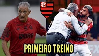 OLHA COMO FOI O PRIMEIRO TREINO DO TÉCNICO TITE NO COMANDO DO FLAMENGO