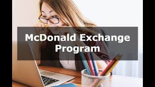 McDonald Exchange Program 2022  | Fully Funded McDonald Career