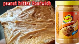 Peanut Butter and Brown Bread Sandwich | Brown Bread Sandwich Recipe| Homemade | healthy Sandwich