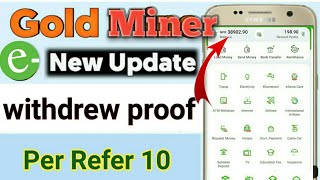 Withdraw Proof | Gold Miner Esewa Earning App In Nepal | How To Earn from Gold miner App