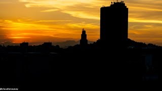 Janelas da Tradicy - Por do sol, Centro da Cidade do Rio de Janeiro, RJ.