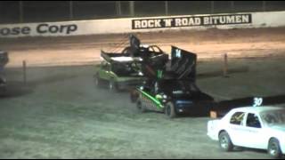 Outlaw Sprint Sedans - Mac's Speedway - October 16 2010