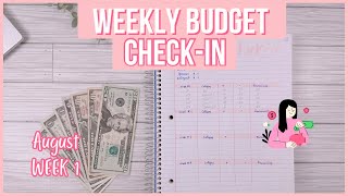 Weekly Check-In | Cash Wallet Review | Low Income Budgeter | Budget with Me