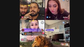 Rajab Butt Tiktok Live|| Big match with famous tiktoker sabeena,bambi and malaika||RajabFamily