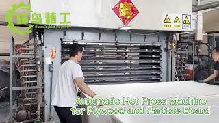 Woodworking MDF/HDF/OSB Particle Board Laminating Press Machine Veneer Hydraulic Hot Press Machine