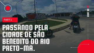 Passando pela cidade de São Benedito do Rio Preto-MA.  #kawasakininja X #cb650f