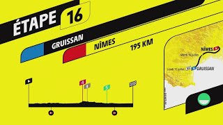 TOUR DE FRANCE 2024 - STAGE 16 | GRUISSAN - NÎMES | TOUR DE FRANCE 2024 PS5