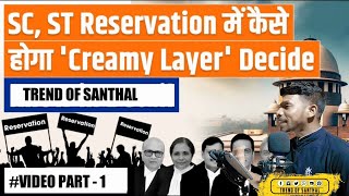 SC/ST Creamy Layer Supreme Court #trendofsanthal