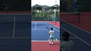 most EXHAUSTING point I've played #tennis #tennisshorts #tennismatch #amateurtennis #tennismatch