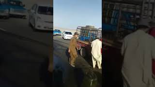 Zamyad & Pickup got involved in a traffic accident علاقہ پتک زامیادپکپ کےدرمیان حادثہ ڈرائیورجان بحق