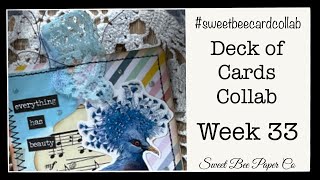 Week 33 Collage Collab | Deck of Cards Collab Weekly Project | Collage Challenge #sweetbeecardcollab