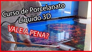 COMO APLICAR PORCELANATO LIQUIDO 3D - CURSO ONLINE DE RESINAS EPÓXI