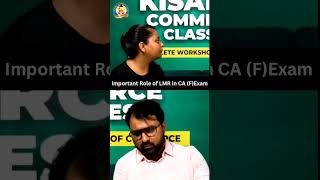 Importance of LMR in CA Exam | Success Story of Shreya | Kisalay Commerce Classes | #shorts