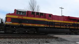 SD40-2 with K5HLL, KCS/UP Combo; Fortville, IN 3/1/22