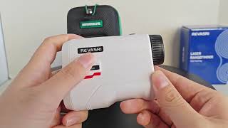 REVASRI Laser Golf Rangefinder with Advanced Slope Compensation