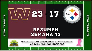 RESUMEN SEMANA 13 NFL. NO MÁS INVICTOS!