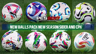 PES2017 | NEW BALLS PACK NEW SEASON 2024-2025 - SIDER+CPK