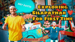 Explored Silapathar Market ❤️ | First Time Tried অসমীয়া Language | Sunday Vlog | Neel Akash Vlogs