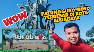 VIRAL Patung Suroboyo Terbesar || Taman Suroboyo - kenjeran