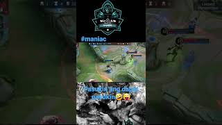 pasukin ang dapat pasukin!!🤣😜 #maniac #mobilelegends #balmond #maniacgameplay #shorts #shortvideo